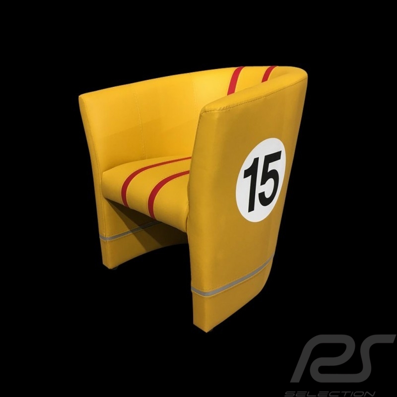 Tubstuhl Racing Inside n° 15 gelb / rot / grau 512MLM71
