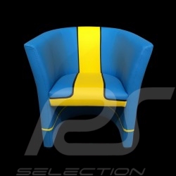 Cabrio Stuhl Racing Inside n° 112 blau / gelb / schwarz GTOTF64