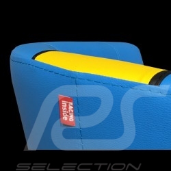 Cabriolet chair Racing Inside n° 112 blue / yellow / black GTOTF64