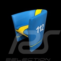Cabrio Stuhl Racing Inside n° 112 blau / gelb / schwarz GTOTF64