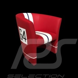Cabriolet chair Racing Inside n° 64 red / white / black 512NARTLM79