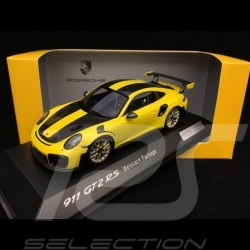 Porsche 911 GT2 RS type 991 Weissach Package jaune / noir 1/43 Spark WAP0201520J yellow / black gelb / schwarz 