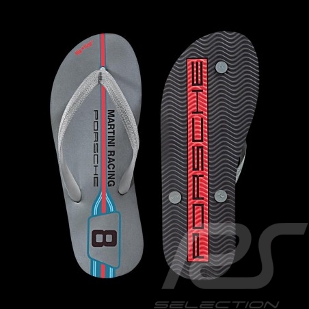 Tongs slippers Porsche sandales Flip Flop Martini n° 8 Porsche Design WAP893 - mixte