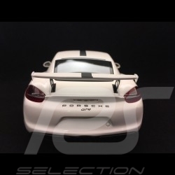 Porsche Cayman GT4 2016 white with display case 1/18  Spark WAX02100025