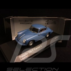 Porsche 356 C Carrera 2 1963 bleu émail 1/43 Minichamps 430062364