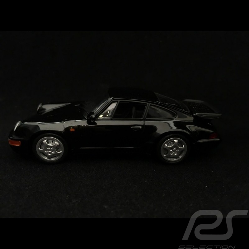 Porsche 911 Turbo type 964 1990 schwarz 1/43 Minichamps 940069101