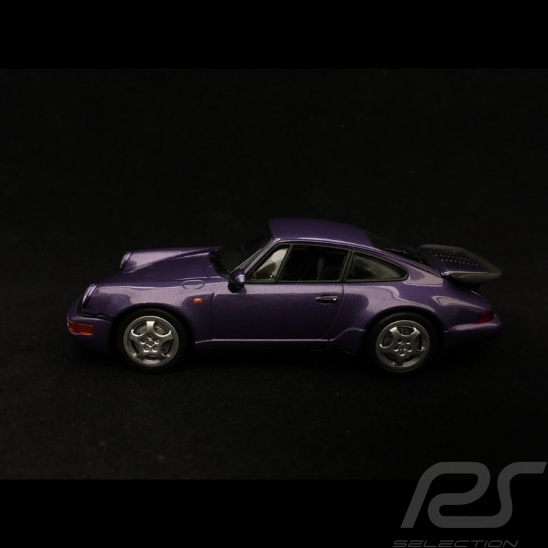 Porsche 911 Turbo type 964 / 965 1990 violet purple violett 1/43 Minichamps 940069100