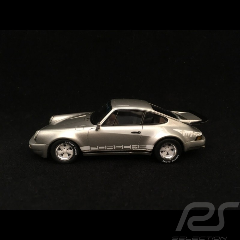 Porsche 911 3.0 Turbo type 930 1974 silbergrau mit turbo Streifen 1/43 Spark S2068
