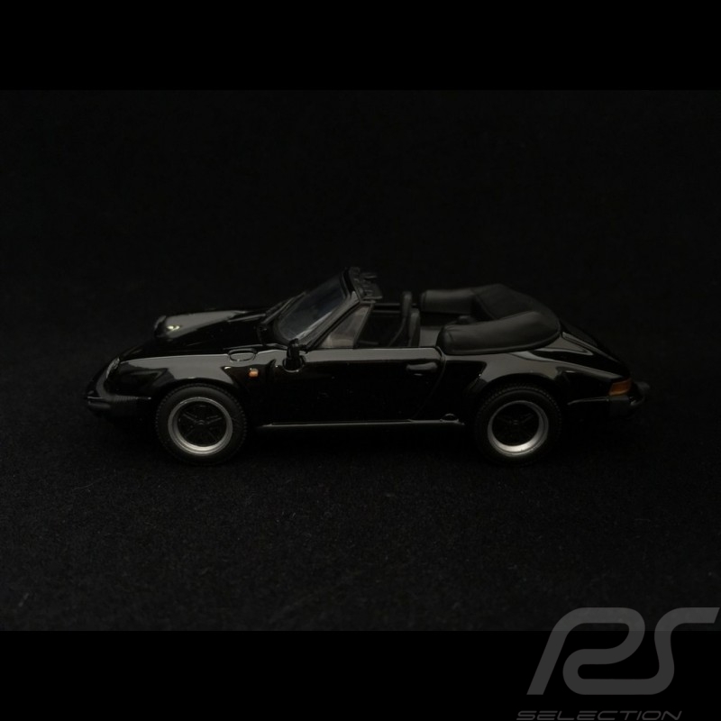 Porsche 911 3.0 SC type 930 Carrera Cabriolet 1983 black 1/43 Minichamps 430062034
