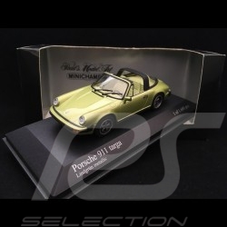 Porsche 911 2.7 Targa 1977 vert chartreuse green lindgtrün métallisé 1/43 Minichamps 400061261
