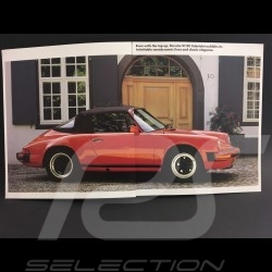 Porsche Brochure 911 SC Cabriolet in english