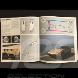 Porsche Broschüre 928 S in Englisch 1982