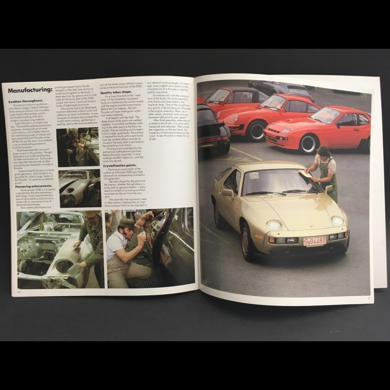 Porsche Brochure 928 S in english 1982