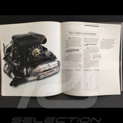 Porsche Brochure 911 3.3 turbo in english 1986