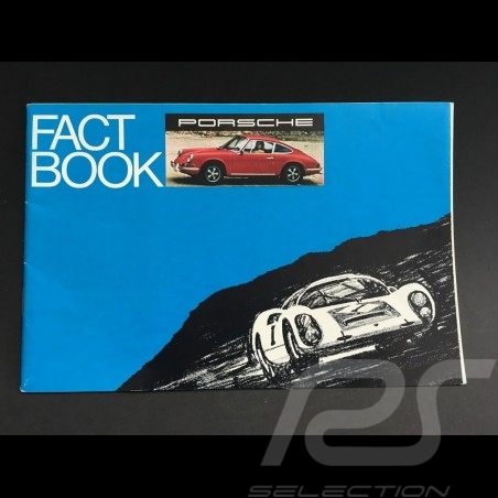 Porsche Broschüre 1969 Bereich in Englisch - Fact book