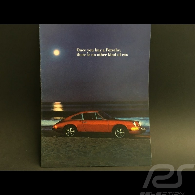 Porsche Broschüre Porsche Bereich 1972 in Englisch
