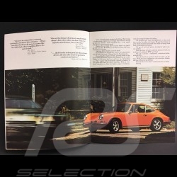 Porsche Broschüre Porsche Bereich 1972 in Englisch