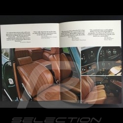 Porsche Brochure Porsche  Range 1972 in english