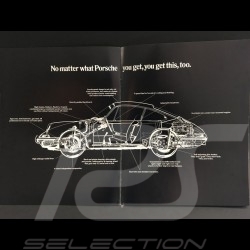 Porsche Broschüre Porsche Bereich 1970 in Englisch