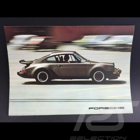 Brochure Porsche Gamme Porsche 1976 anglais english Englisch