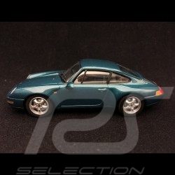 Porsche 911 type 993 1993 turquoise metallic 1/43 Minichamps 430063010