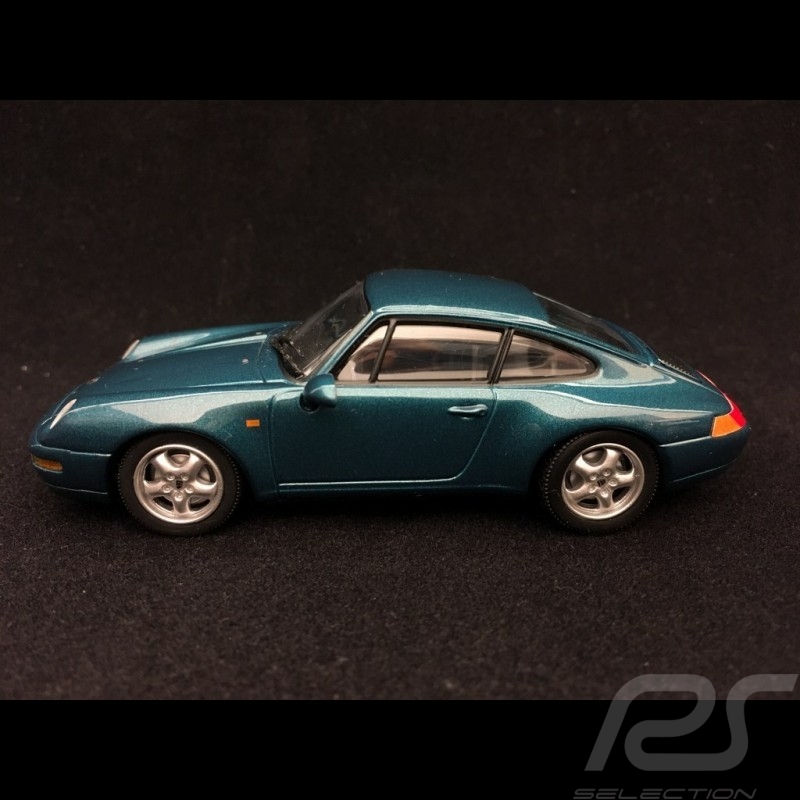 Porsche 911 type 993 1993 turquoise metallic 1/43 Minichamps 430063010