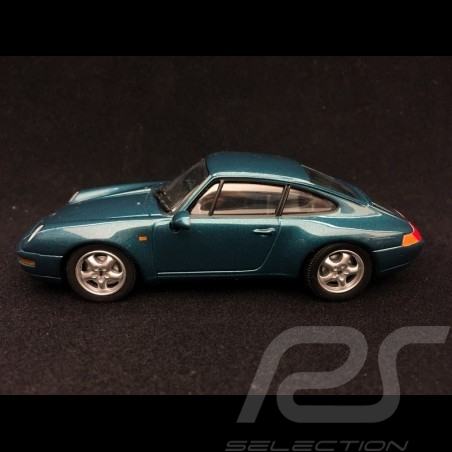 Porsche 911 type 993 1993 turquoise metallic 1/43 Minichamps 430063010