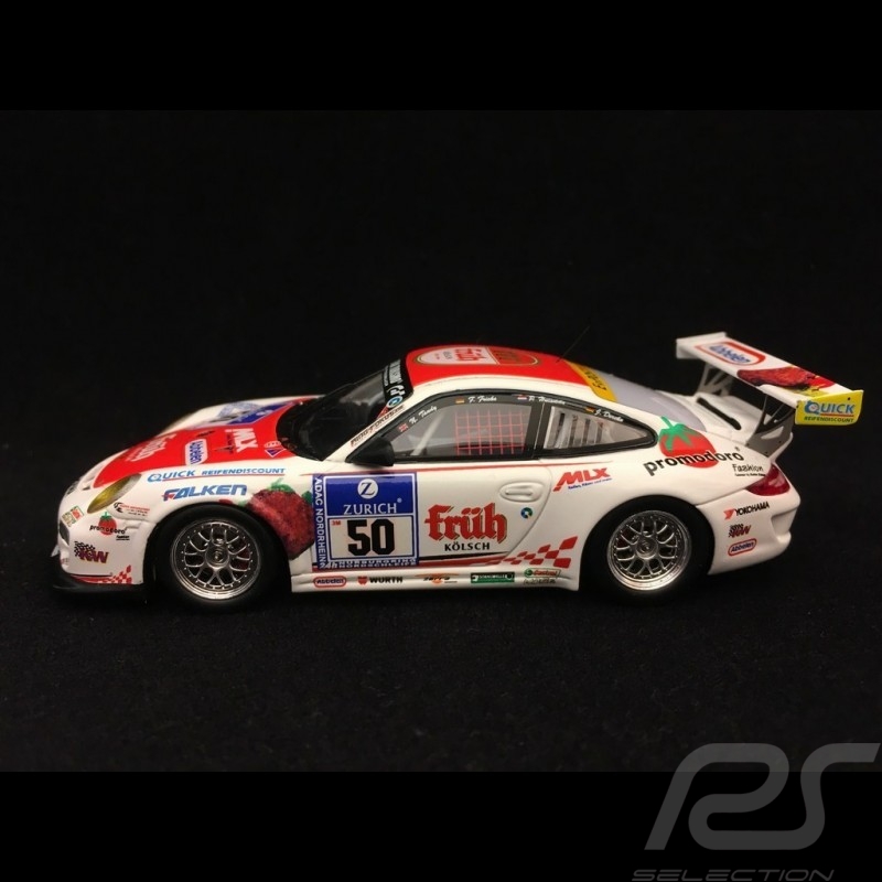 Porsche 911 GT3 type 997 24h Nürburgring 2011 n°50 Frikadelli Racing 1/43 Spark