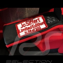 Helm Jo Siffert 1968 replica n° 5 / 100 rot weißen Streifen Schweizer Flagge mit Visier