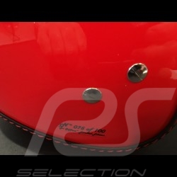 Helmet Jo Siffert 1968 replica n° 5 / 100 red white stripes swiss flag with visor