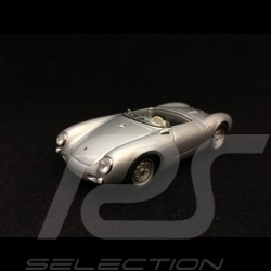 Porsche 550 spyder 1955 1/43 Minichamps 940066030 gris argent métallisé silver grey metallic silbergrau metallic
