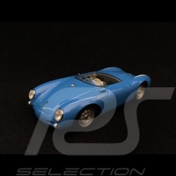 Porsche 550 spyder 1955   1/43 Minichamps 940066031 bleu bandes blanches blue with white stripes blau mit weiße Streifen