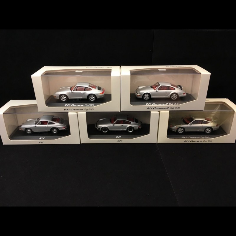 MINICHAMPS Schuco 1/43 PORSCHE911 5台セット Set Porsche 911 History Serie 1/43 Minichamps WAP020SET01