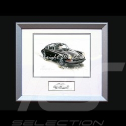 Porsche 804 Grosser Preis von Frankreich reproduction d'une affiche originale de Erich Strenger