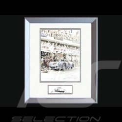 Porsche 804 Grosser Preis von Frankreich reproduction d'une affiche originale de Erich Strenger
