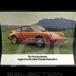 Porsche Broschüre Porsche Bereich 1975 in Englisch