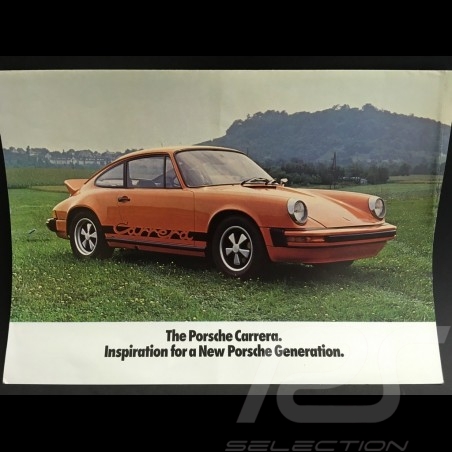 Porsche Broschüre Porsche Bereich 1974 in Englisch