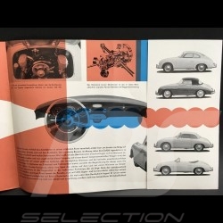 Brochure Porsche 356 A Septembre 1957 en allemand german deutsch