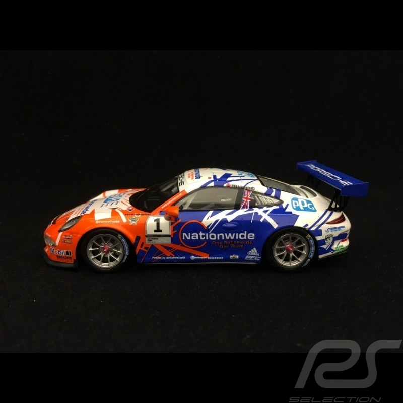Porsche 911 GT3 Cup type 991 winner Carrera Cup Germany 2016 n° 7 Müller 1/43 Spark SG273