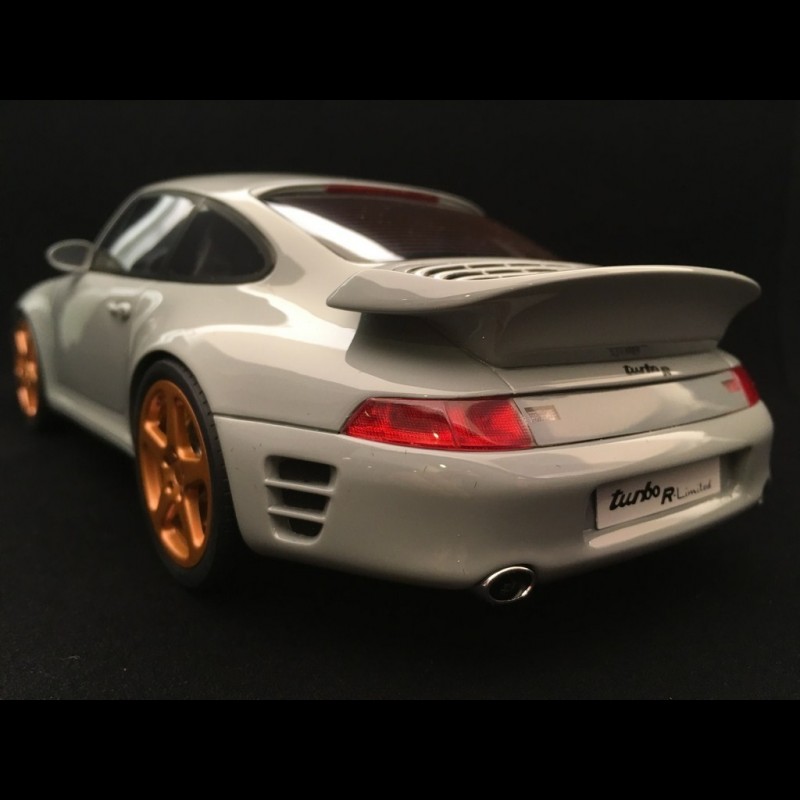 Porsche 911 type 993 RUF Turbo R Coupe 1998 grey 1/18 GT Spirit GT145