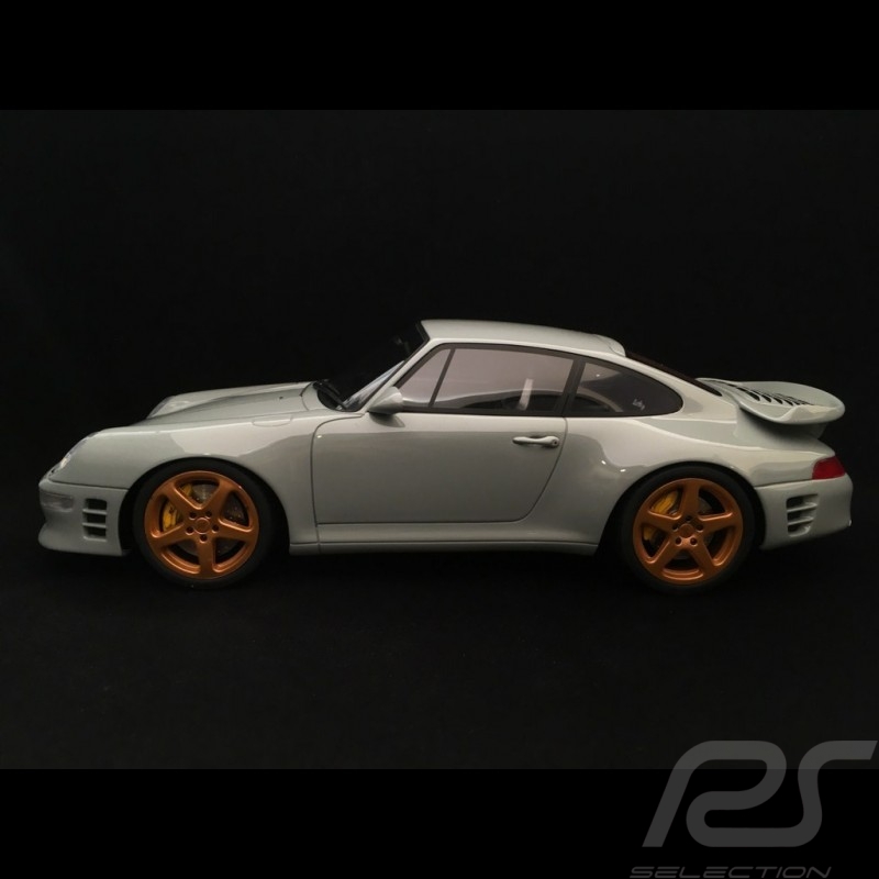 Porsche 911 type 993 RUF Turbo R Coupe 1998 gris 1/18 GT Spirit GT145