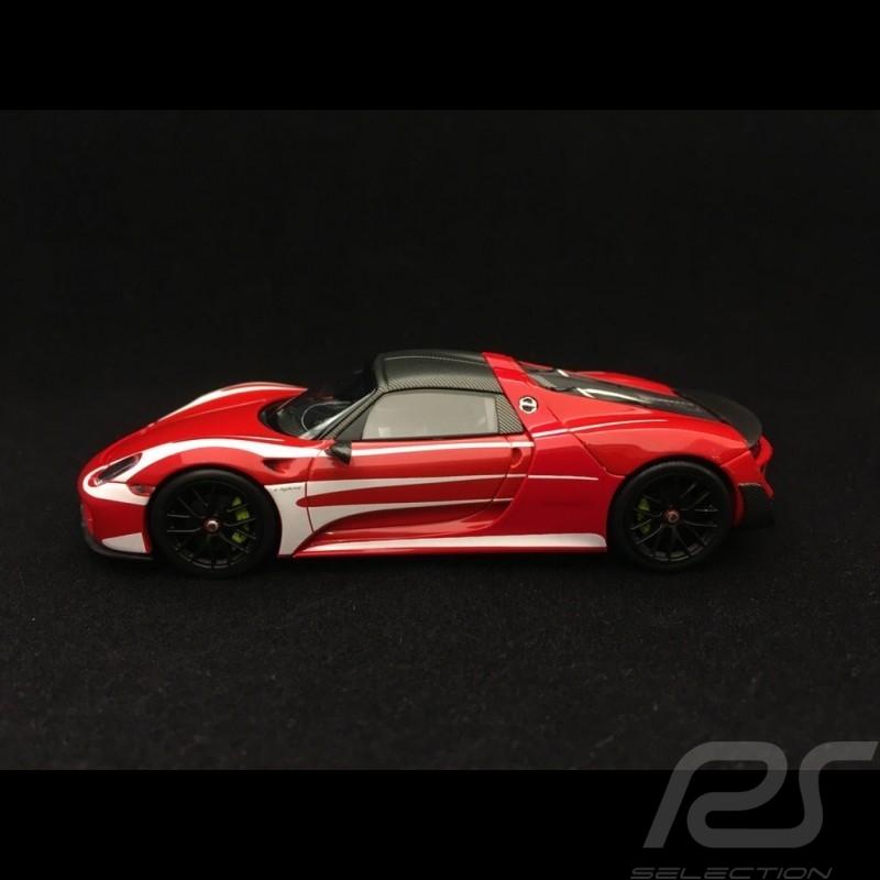 Porsche 918 Spyder Package Weissach 2015 Le Mans Racing Design 1/43 Minichamps 410062135