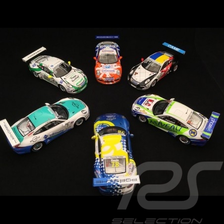 Set de 6 Porsche 991 GT3 Cup Vainqueur Winner Sieger Carrera Cup nationales SG273 AS022 SF114 SJ051 UK001 SI005