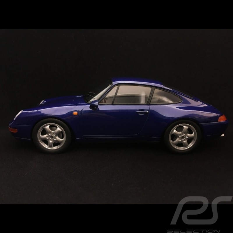 Porsche 911 type 993 Carrera Coupé 1993 bleu 1/18 Norev 187593