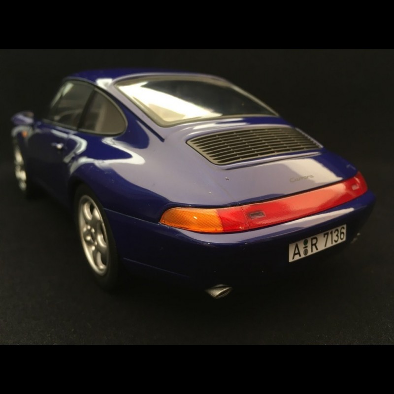 Porsche 911 type 993 Carrera Coupé 1993 bleu 1/18 Norev 187593