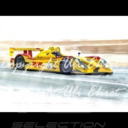 Porsche 804 Grosser Preis von Frankreich reproduction d'une affiche originale de Erich Strenger