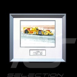 Porsche 804 Grosser Preis von Frankreich reproduction d'une affiche originale de Erich Strenger