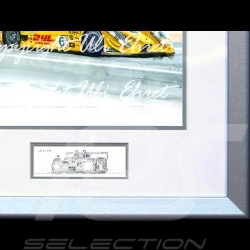 Porsche 804 Grosser Preis von Frankreich reproduction d'une affiche originale de Erich Strenger
