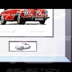 Porsche 804 Grosser Preis von Frankreich reproduction d'une affiche originale de Erich Strenger