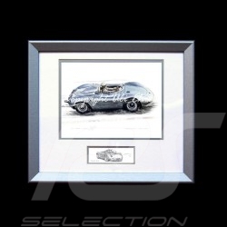 Porsche 804 Grosser Preis von Frankreich reproduction d'une affiche originale de Erich Strenger